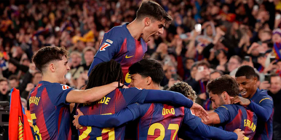 Remontada contundente del Barça ante un gol tempranero de Baena (3-1) | VIDEO-RESUMEN + GOLES